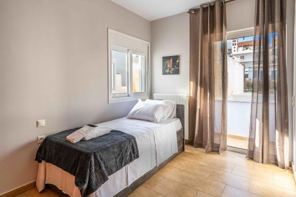 Sitia Panoramic Penthouse - Close To Sandy Beach - Private Parking Exterior foto